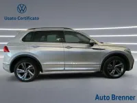 Usata VW Tiguan R-line 200 CV (147 kW) 2021 Argento met SUV