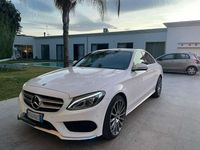 Usata Mercedes C220 170 CV (125 kW) 2017 Bianco Berlina