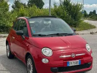 Usata Fiat 500 95 CV (69 kW) 2013 Rosso Cabrio