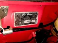 Usata Alfa Romeo Spider 101 CV (74 kW) 1967 Rosso Cabrio