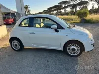 Usata Fiat 500 Lounge 69 CV (50 kW) 2009 Bianco Cabrio