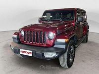 Usata Jeep Wrangler Unlimited Sahara 272 CV (200 kW) 2021 Rosso SUV