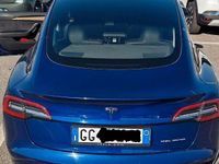 Usata Tesla Model 3 Long Range AWD 366 kW (498 CV) 2021 Blu/azzurro Berlina