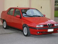 Usata Alfa Romeo 155 140 CV (102 kW) 1997 Rosso Berlina