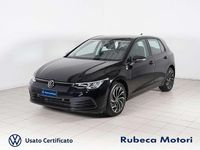 Usata VW Golf VIII Life 110 CV (80 kW) 2022 Nero Berlina