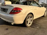 Usata Mercedes SLK200 184 CV (135 kW) 2010 Bianco Cabrio