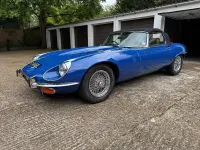 Usata Jaguar E-Type 276 CV (202 kW) 1973 Blu Cabrio