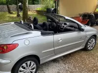 Usata Peugeot 206 CC Quiksilver 109 CV (80 kW) 2005 Grigio Cabrio