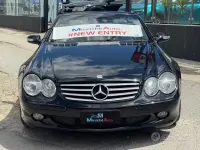 Usata Mercedes SL350 245 CV (180 kW) 2003 Nero Cabrio