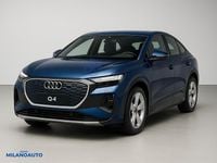 Usata Audi Q4 Sportback e-tron Ambiente 125 kW (170 CV) 2025 Blu SUV