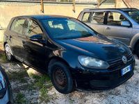 Usata VW Golf VI Trendline 80 CV (58 kW) 2011 Nero Utilitaria