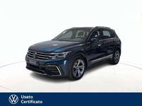 Usata VW Tiguan R-line 150 CV (110 kW) 2021 Blu / pastello SUV