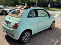 Usata Fiat 500C Lounge 69 CV (50 kW) 2014 Blu Cabrio
