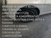 Usata Fiat 500 85 CV (62 kW) 2016 Berlina