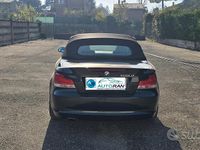 Usata BMW 120 Cabriolet 177 CV (130 kW) 2010 Nero Cabrio