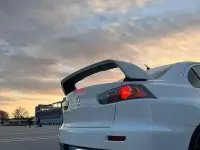Usata Mitsubishi Lancer Evolution 295 CV (216 kW) 2009 Bianco Berlina