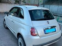 Usata Fiat 500 Lounge 69 CV (50 kW) 2011 Bianco Utilitaria