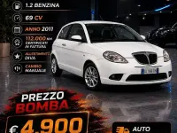 Usata Lancia Ypsilon 69 CV (50 kW) 2011 Bianco Utilitaria