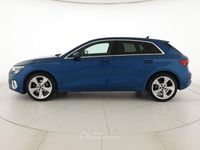 Usata Audi A3 Advanced 131 CV (96 kW) 2021 Blu Berlina