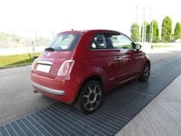 Usata Fiat 500 Lounge 69 CV (50 kW) 2008 Rosso Utilitaria