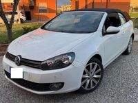 Usata VW Golf Cabriolet 105 CV (77 kW) 2012 Bianco Cabrio