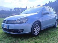 Usata VW Golf VI Highline 110 CV (80 kW) 2009 Blu/azzurro Utilitaria
