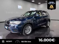 Usata BMW X3 190 CV (139 kW) 2017 Blu SUV