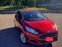 Usata Ford Fiesta Titanium 95 CV (69 kW) 2016 Rosso Utilitaria