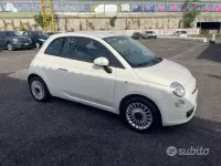 Usata Fiat 500 69 CV (50 kW) 2009 Bianco Cabrio