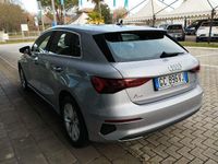 Usata Audi A3 Advanced 150 CV (110 kW) 2020 Argento Berlina