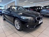 Usata BMW 218 Advantage 150 CV (110 kW) 2016 Nero Cabrio