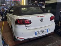 Usata VW Golf Cabriolet 105 CV (77 kW) 2012 Bianco Cabrio