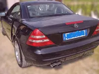 Usata Mercedes SLK320 AMG 218 CV (160 kW) 2001 Nero Cabrio