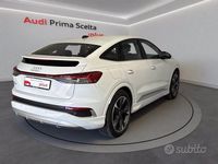Usata Audi Q4 Sportback e-tron S-Line 150 kW (204 CV) 2023 Bianco SUV