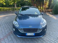 Usado Ford Fiesta Titanium 125 HP (91 kW) 2021 Azul Citadino
