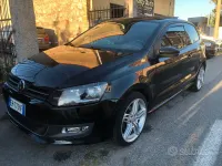 Usata VW Polo Highline 90 CV (66 kW) 2011 Nero Utilitaria