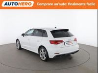 Usata Audi A3 Admired 115 CV (84 kW) 2019 Bianco Berlina