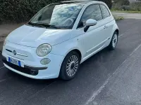 Usata Fiat 500 75 CV (55 kW) 2009 Bianco Cabrio