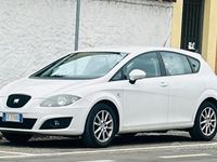 Usata Seat Leon 105 CV (77 kW) 2012 Bianco Berlina
