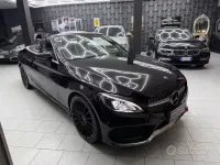 Usata Mercedes C220 Premium Plus 170 CV (125 kW) 2017 Nero Cabrio