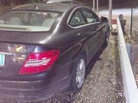 Usata Mercedes C220 Avantgarde 170 CV (125 kW) 2011 Nero Coupé