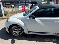 Usata VW Beetle Cabriolet Sport 211 CV (155 kW) 2014 Bianco Cabrio