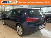 Usata VW Golf VII Executive 110 CV (80 kW) 2016 Blu Berlina