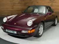Usata Porsche 911 Carrera 4 Cabriolet 250 CV (183 kW) 1990 Viola Cabrio