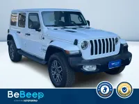 Usata Jeep Wrangler Unlimited Sahara 379 CV (278 kW) 2022 Bianco metallizzato SUV