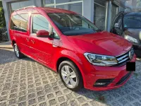 Usata VW Caddy Maxi Comfortline 110 CV (80 kW) 2019 Rosso Monovolume