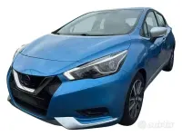 Usata Nissan Micra Acenta 71 CV (52 kW) 2017 Azzurro Utilitaria