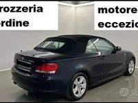 Usata BMW 120 Cabriolet 177 CV (130 kW) 2009 Blu Cabrio