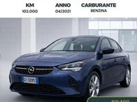 Usata Opel Corsa Elegance 101 CV (74 kW) 2021 Blu Utilitaria