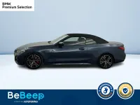 Usata BMW 420 M Sport 190 CV (139 kW) 2022 Blu metallizzato Cabrio